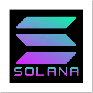 Solana crypto Coin Crypto coin Crypto coin Crytopcurrency Posters and Art